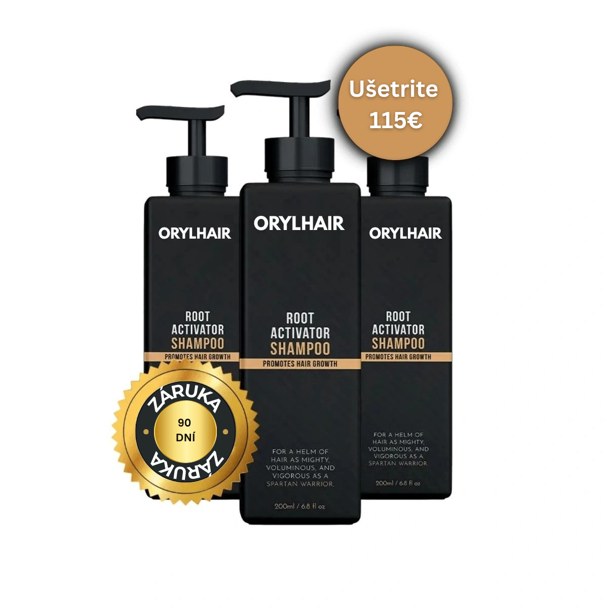 Orylo™ RootBoost Šampón na revitalizáciu vlasov - V2 (SK)